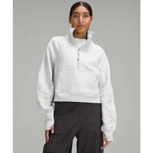 Lululemon Scuba Oversized Funnel Neck Half-Zip gray pullover sweater XS/S